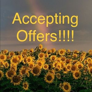 Accepting offers !